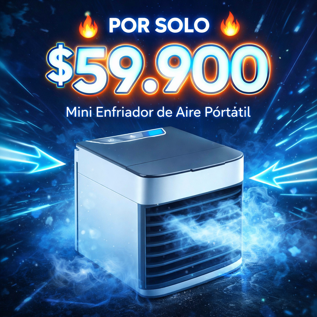 El frío que necesitas, donde lo necesitas con el mini aire acondicionado