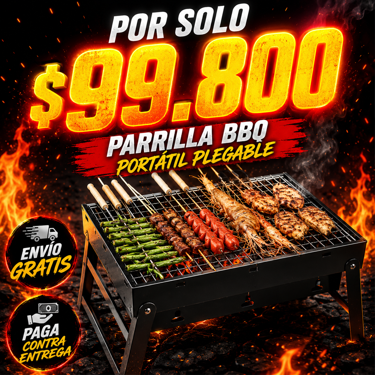 🔥 EL ASADOR QUE TODOS QUIEREN - Parrilla - Asador de Carbón