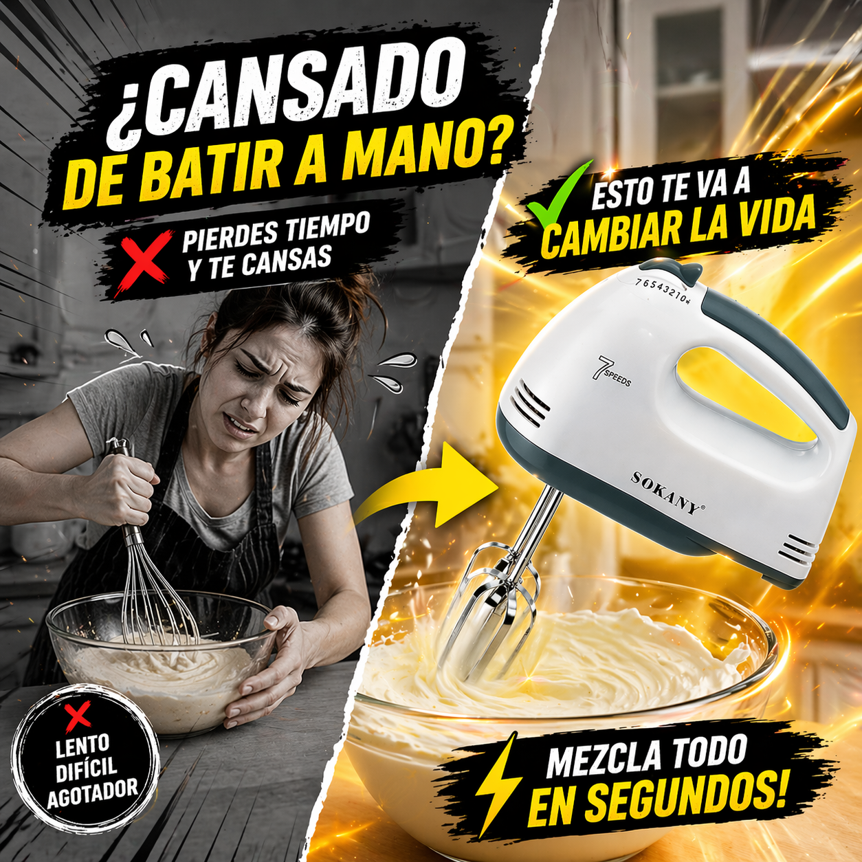 ⚡ LA BATIDORA QUE CAMBIARÁ TU COCINA - Batidora multifuncional
