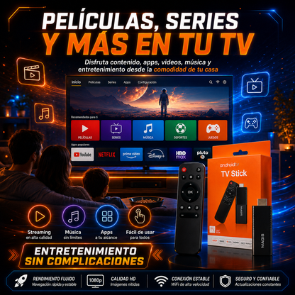 Convierte tu TV en Smart TV con el TV Stick Android con Magis