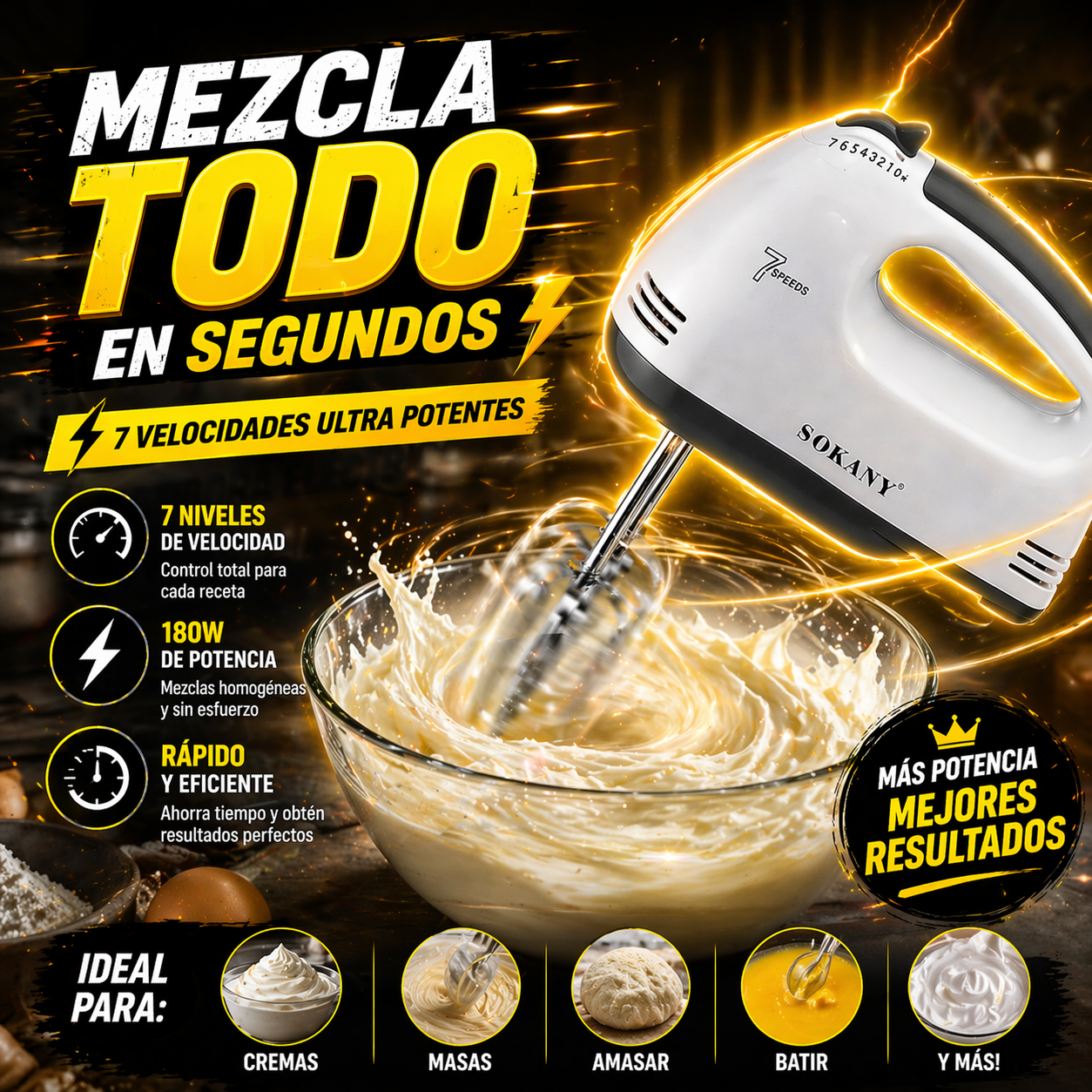 ⚡ LA BATIDORA QUE CAMBIARÁ TU COCINA - Batidora multifuncional