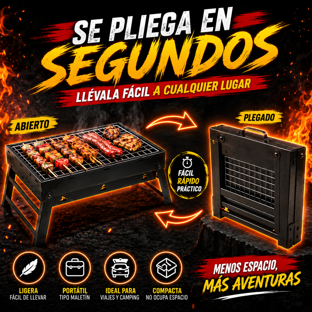 🔥 EL ASADOR QUE TODOS QUIEREN - Parrilla - Asador de Carbón
