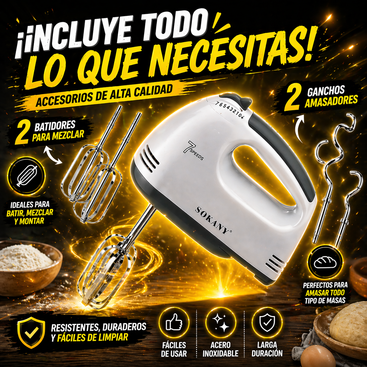⚡ LA BATIDORA QUE CAMBIARÁ TU COCINA - Batidora multifuncional