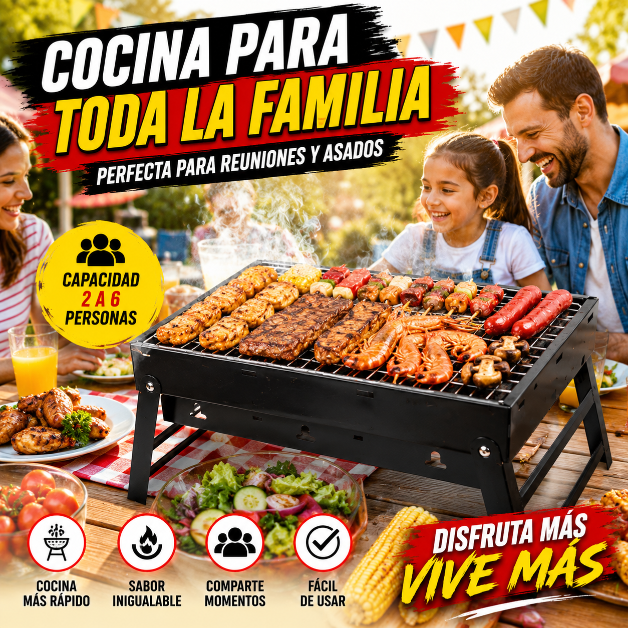 🔥 EL ASADOR QUE TODOS QUIEREN - Parrilla - Asador de Carbón