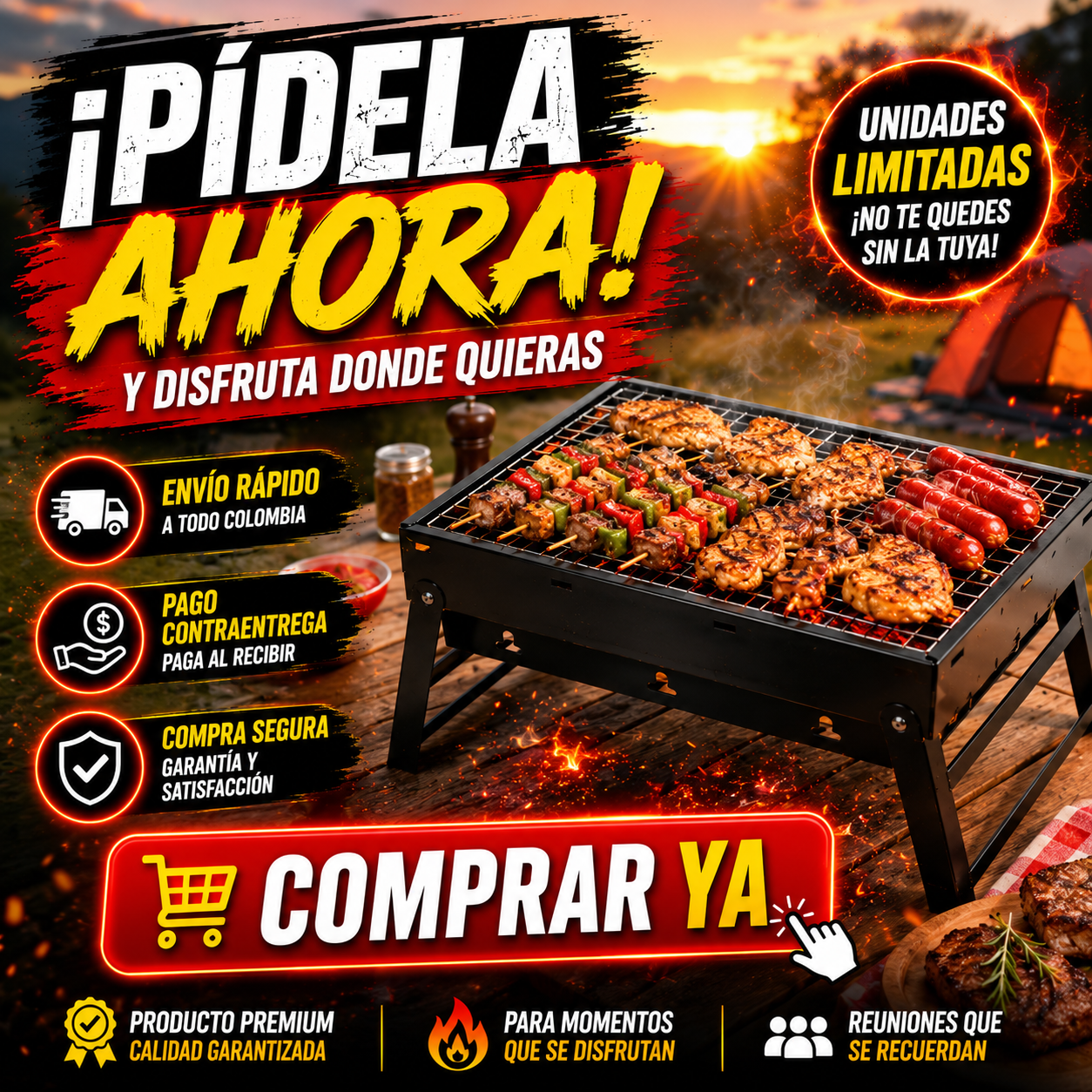 🔥 EL ASADOR QUE TODOS QUIEREN - Parrilla - Asador de Carbón